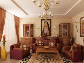 Интерьер гостиной египетского стиля