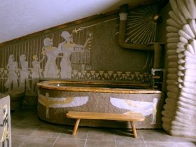 Дизайн ванной в египетском стиле