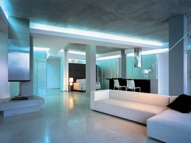 Освещение квартиры в стиле хай-тек