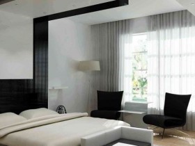 Интерьер спальни в стиле модернизм