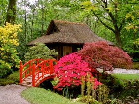 Японский садовый мостик