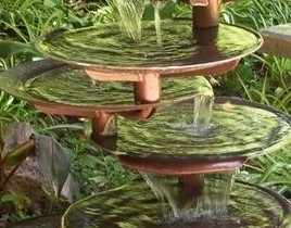 Дизайн садового фонтана