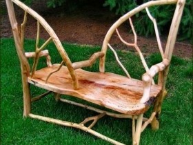 Двойной садовый стул