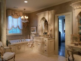 Викторианский стиль ванной комнаты