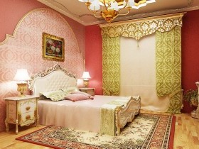 Современный арабский интерьер спальни